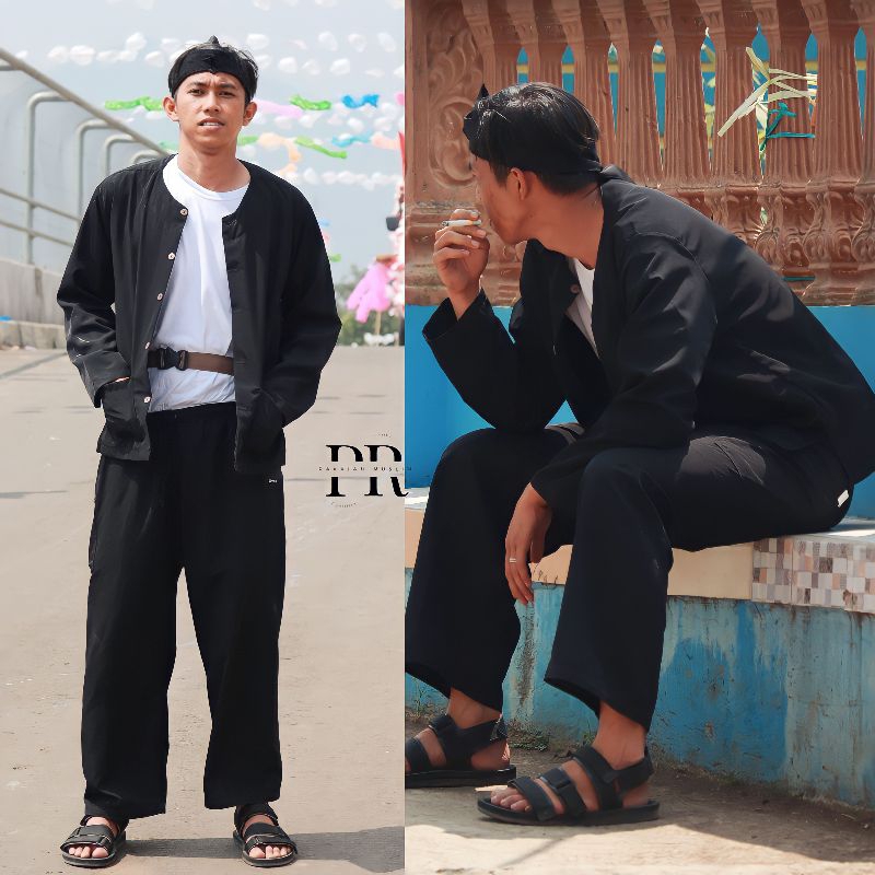 Setelan Batu Pangsi Dewasa / Baju Adat Sunda / Bahan Katun