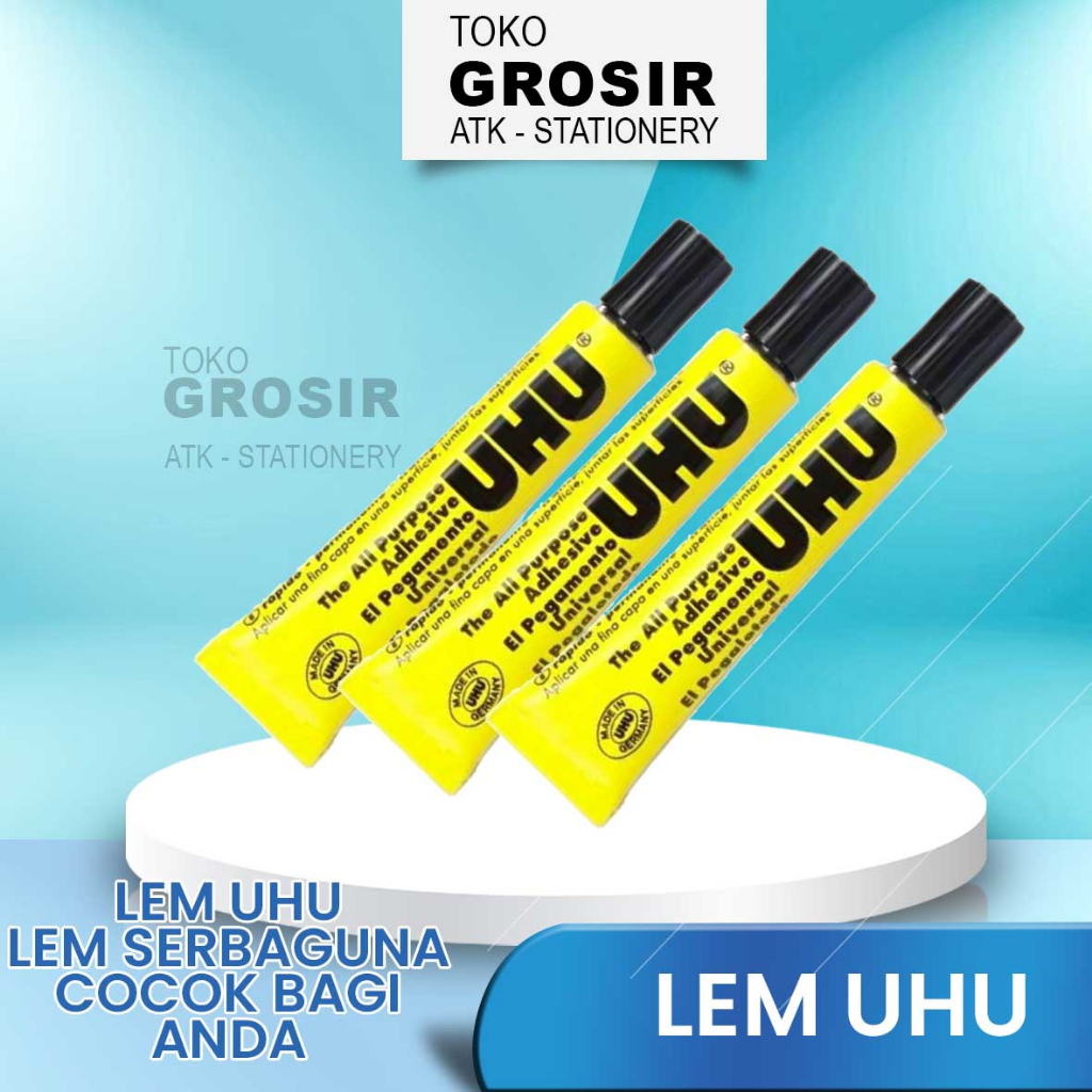 

UHU 7g/ml Lem Perekat Serbaguna Tube Odol Kecil 7g