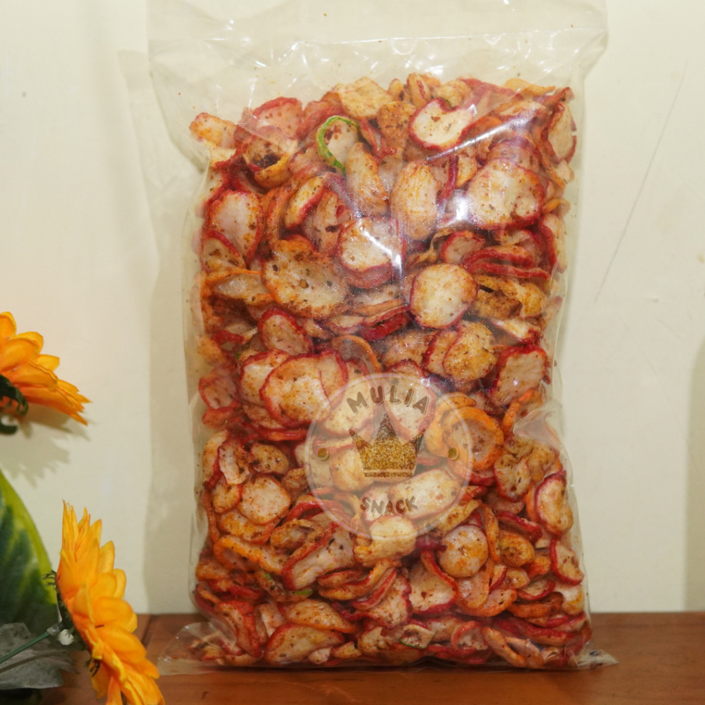 

Krupuk seblak kencur pedas 500 gram