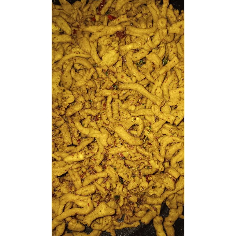 

250 GRAM |USUS CRISPY PEDAS DAUN JERUK |USUS ENAK VIRAL