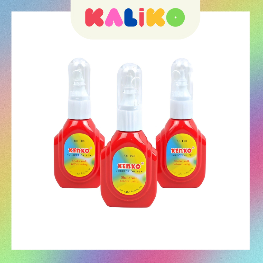 

KALIKO - Tipe X Cair Kenko / Correction Pen Tip-X Fluid Botol Merah Tipe X Cair