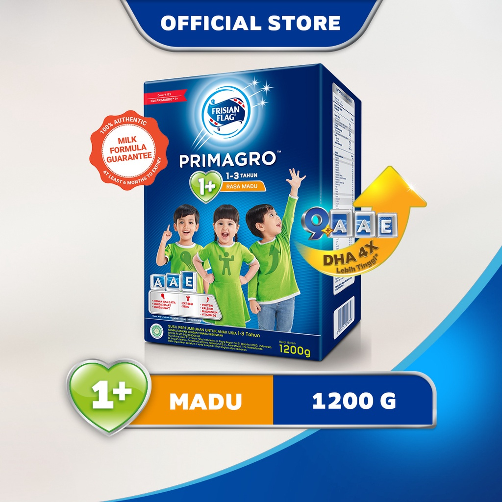 Frisian Flag Primagro 1+ Madu 1200gr