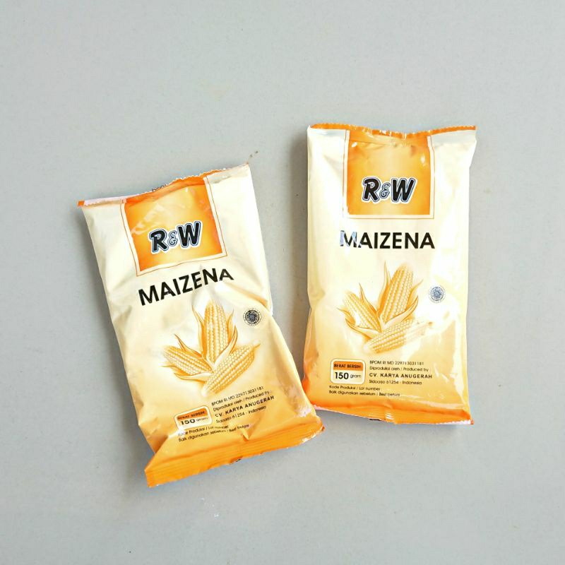 

Tepung Maizena Tepung jagung R&W Rajawali Kemasan 150 gr