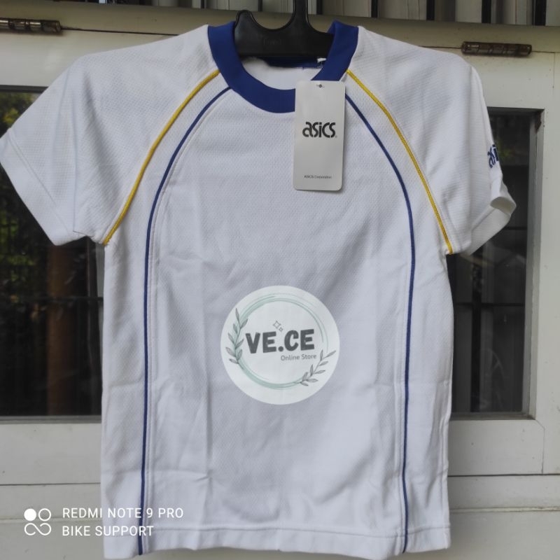 Baju Atasan Olahraga putih Anak Asics