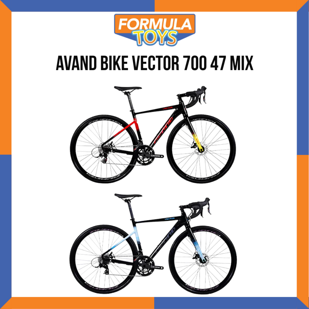 SEPEDA BALAP/ROAD BIKE AVAND BIKE VECTOR 700 SIZE 47 MIX