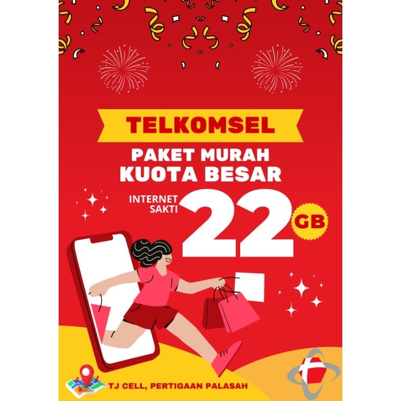 KARTU INTERNET SAKTI TELKOMSEL 10GB & 22GB MURAH TINGGAL PAKAI