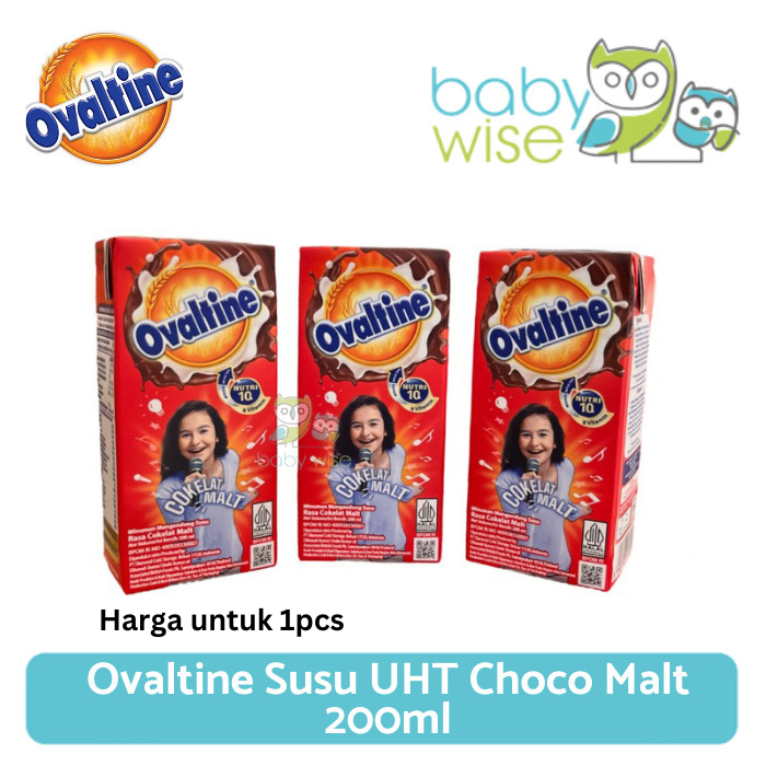 

Ovaltine Susu UHT Choco Malt 200ml - Susu UHT