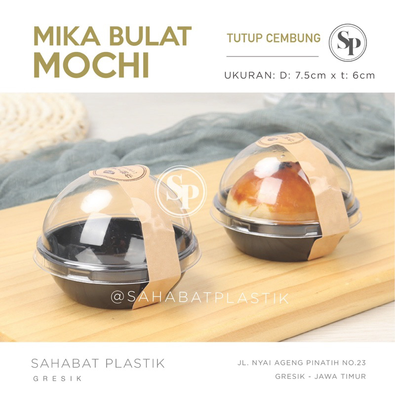 MIKA BULAT MOCHI / MIKA PUDDING MINI / PUDING MINI BULAT / TEMPAT MOCHI DAIFUKU / TEMPAT ONDEONDE / 