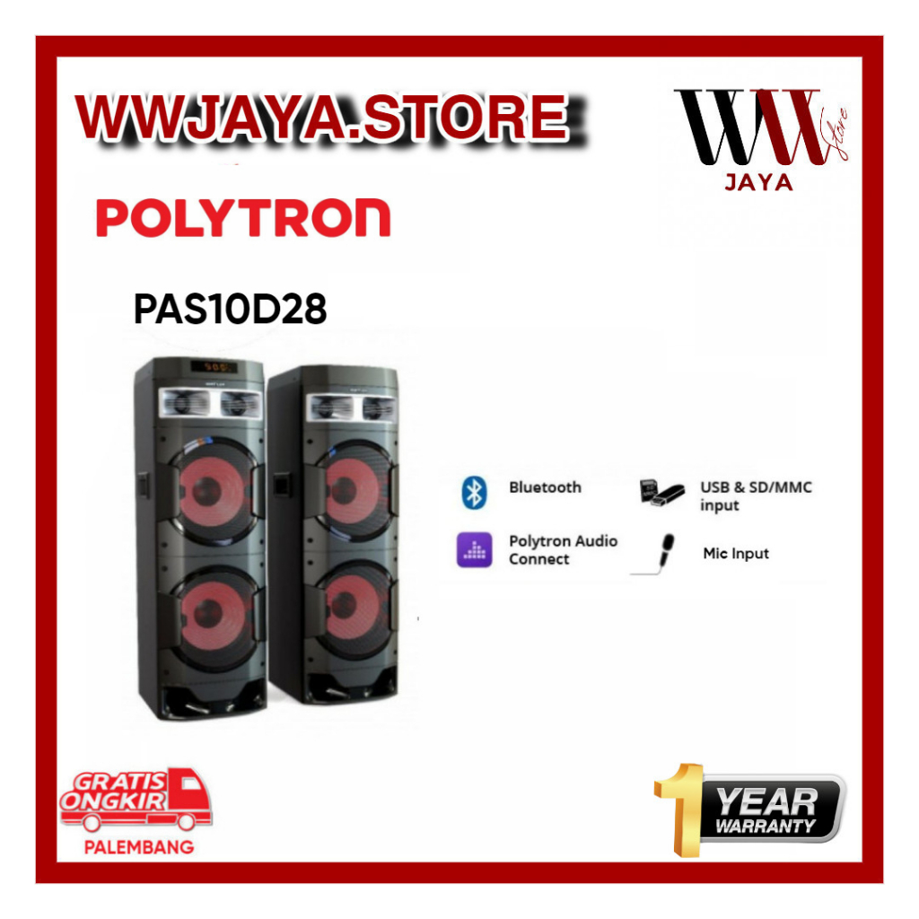 Speaker Bluetooth Polytron PAS10D28/PAS10DF22 Speaker Polytron
