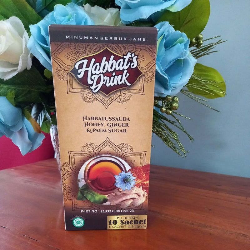 

Minuman Habbat's Drink Wedang Jahe Merah / Habbats Drink Imunne Booster Isi 10