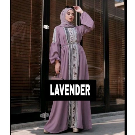 Gamis Kekinian Alana Dress Amore by Ruby