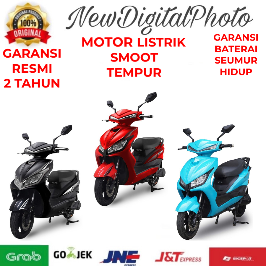 Motor Listrik Smoot Tempur Facelift  Swap Garansi Resmi