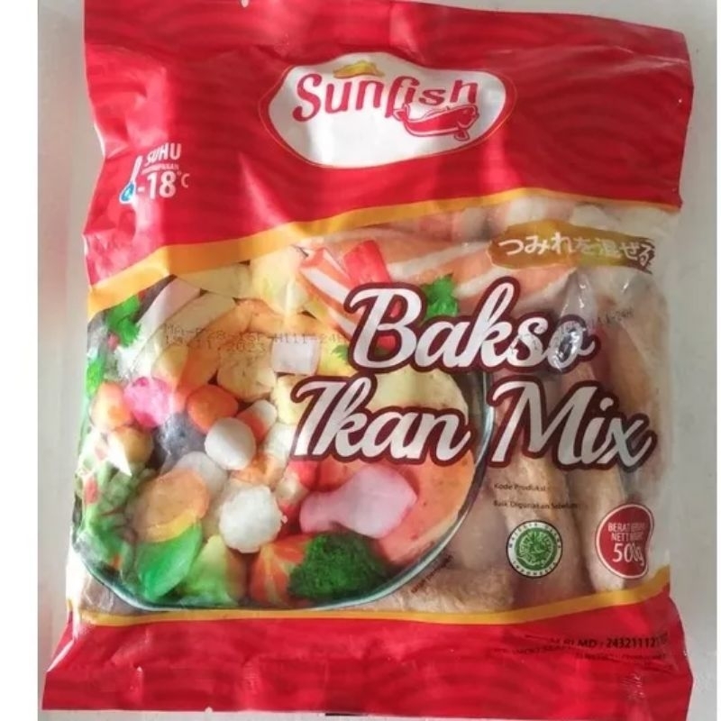 

Sunfish Bakso Ikan Mix 500gr