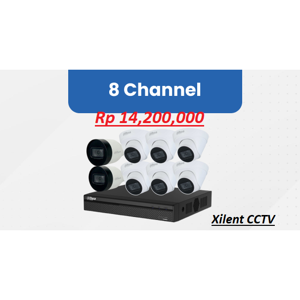 Paket CCTV Dahua IP 2 mp (8 Channel)