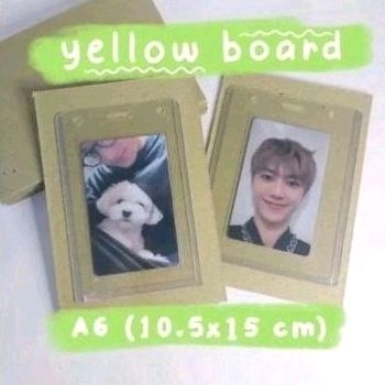 

yellow board a6 no 30 per 10 pcs