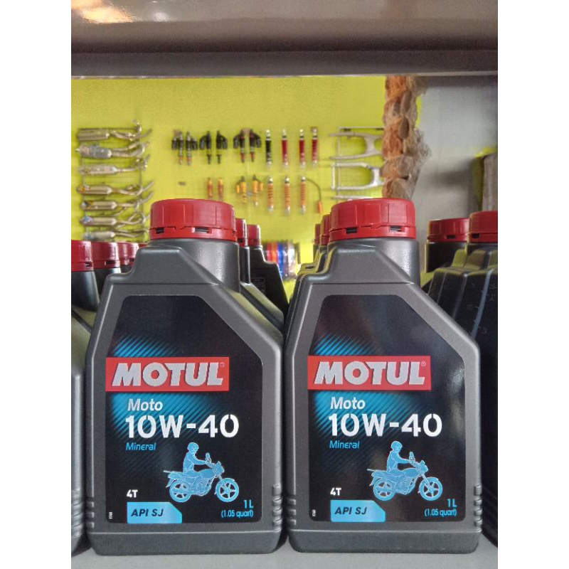 OLI MOTUL 10 W 40 MOTO 4T 1L API SJ