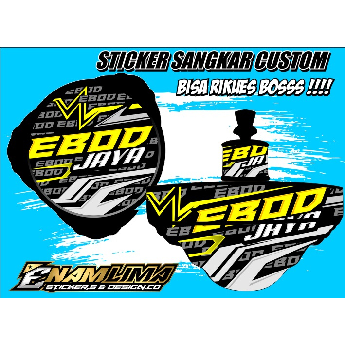 jual stiker sangkar model EBOD JAYA 3d-decal stiker tebok lovebird, sogon, pleci dll-stiker sangkar 