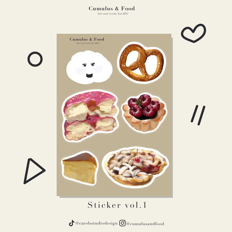 

sticker pack sticker vinyl sticker waterproof cute aesthetic