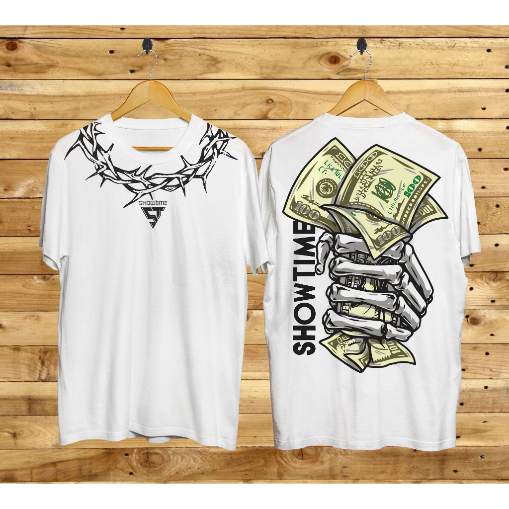 BAJU KAOS PRIA PUTIH SIMPLE KEREN KEKINIAN TERLARIS