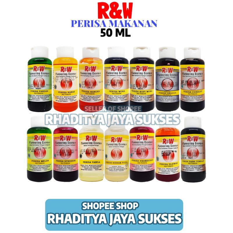 

Perisa Pasta R&W Rajawali Botol 50 ML