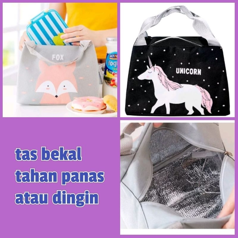 tas bekal berlapis aluminium foil