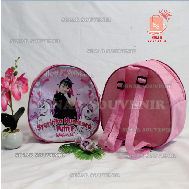 

TAS RANSEL GENDONG MODEL TELUR - CUSTOM NAMA