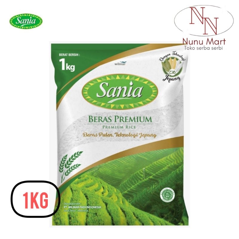 

Beras Sania, fortune, opung, kepompong 1kg Pulen