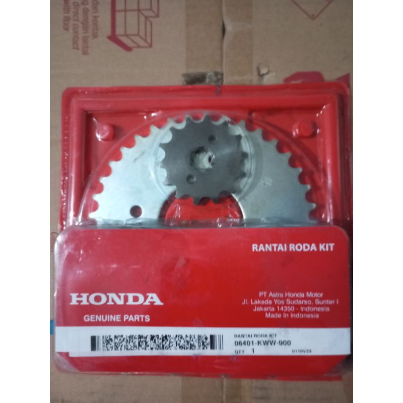 GEAR SET GIR PAKET HONDA BLADE 110 REVO 110 ORIGINAL AHM BARU