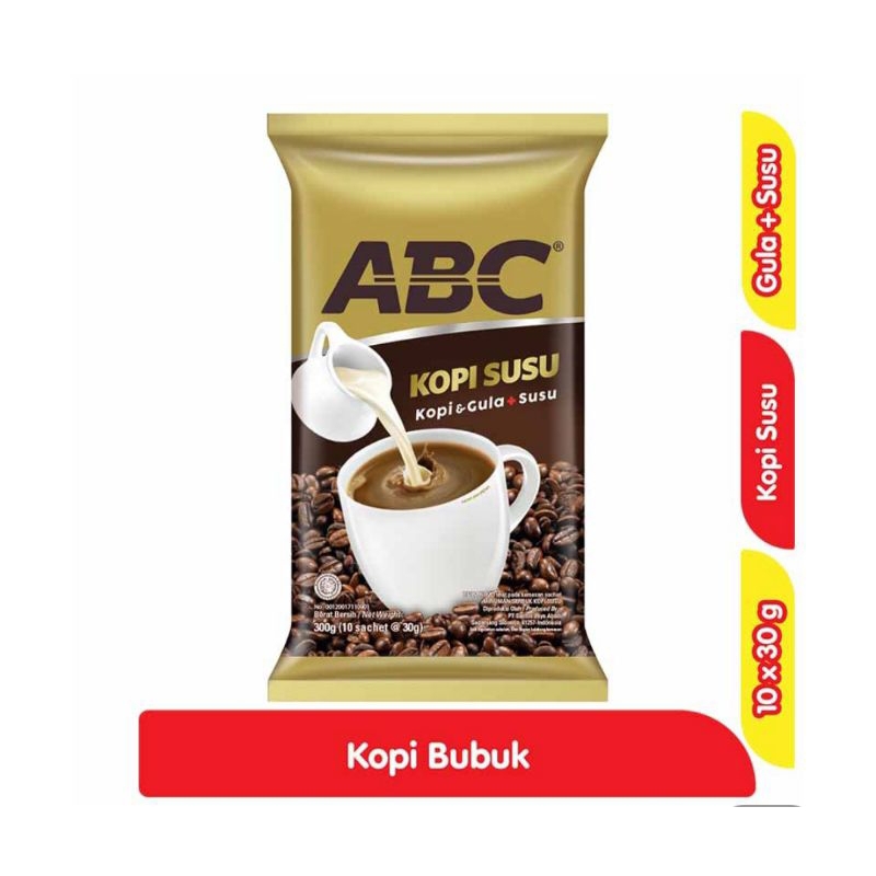 

ABC kopi susu instan 10 saset