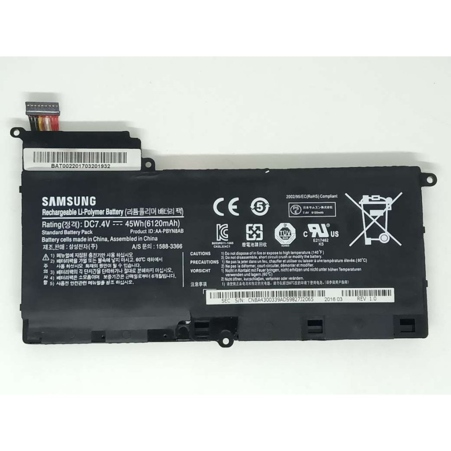 Baterai Ori Samsung NP535 NP530 NP530U4B NP530U4C AA-PBYN8AB