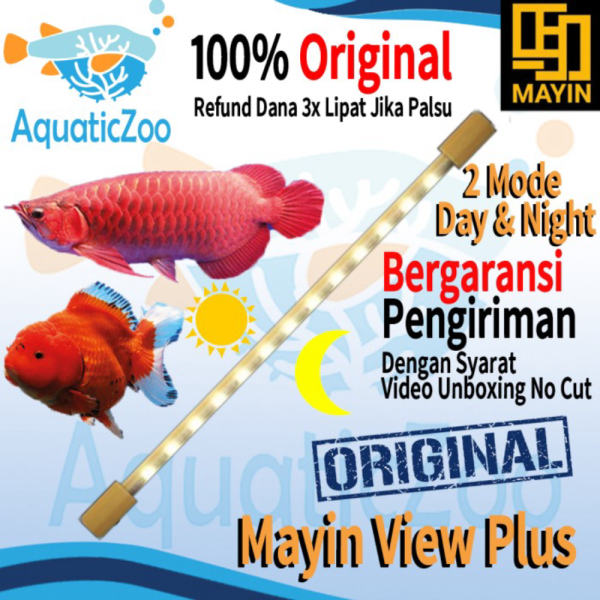 Jual Mayin View Plus Lamp Celup Mayin Lampu Ikan Arowana Arwana Tanning Led - 92Cm Limited