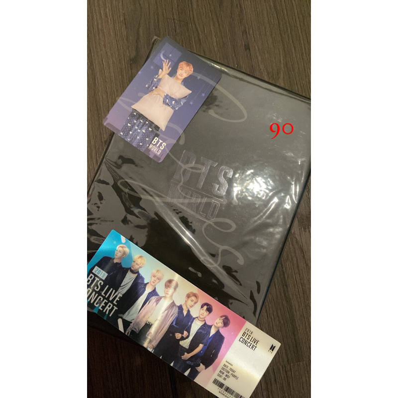 ALBUM ONLY BTS WORLD PC JIN PIYAMA