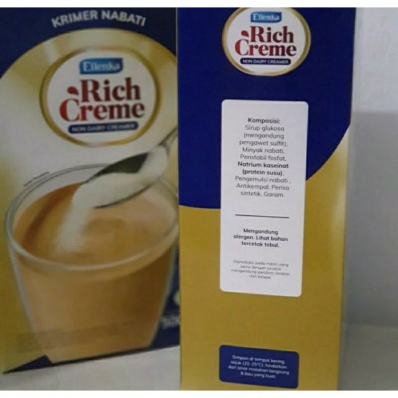 

RB Rich Creme Ellenka Non Dairy Creamer Krimer Bubuk 500gram