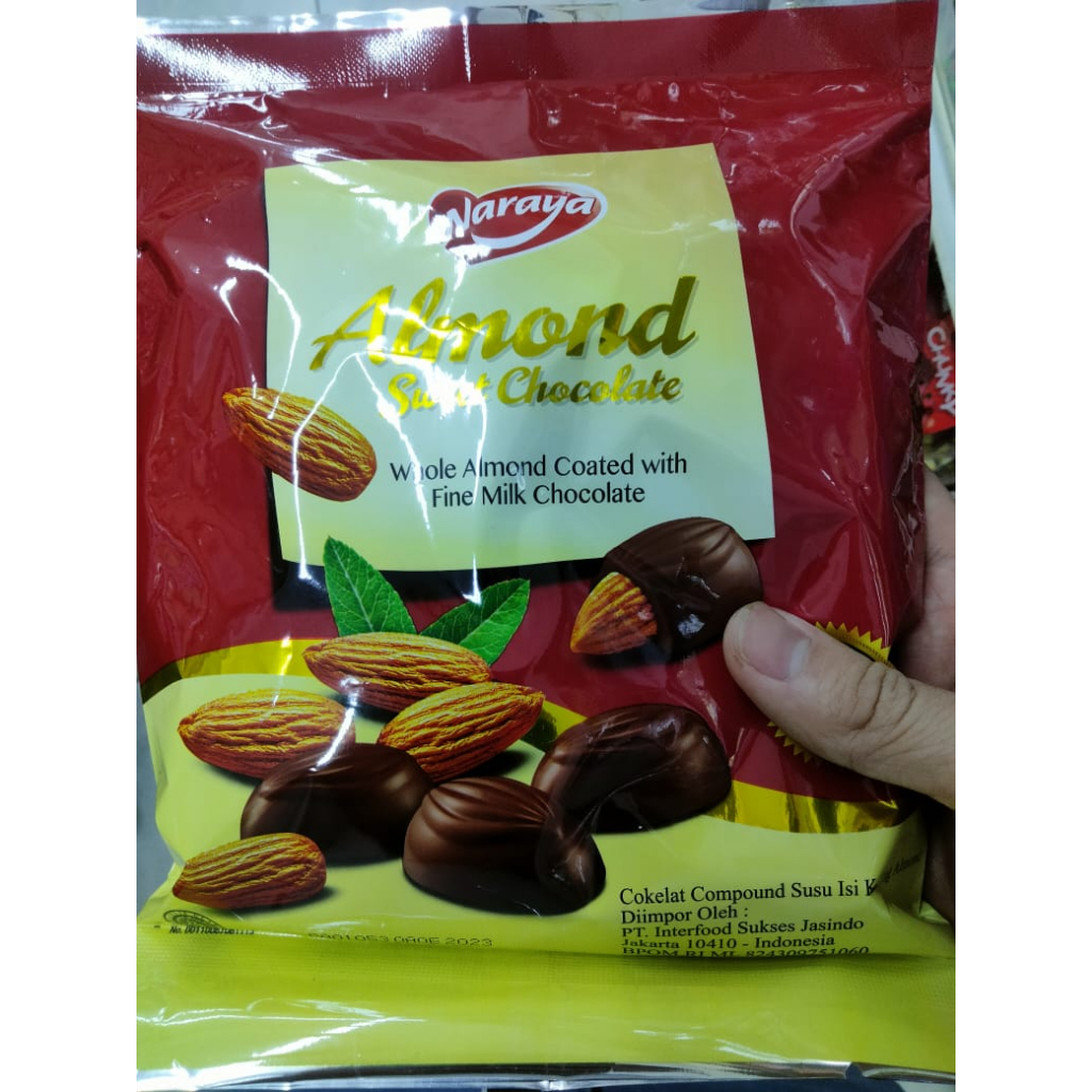 

Cokelat Malaysia Naraya Sweet Chocolate (Almond/Hazelnut) 200g