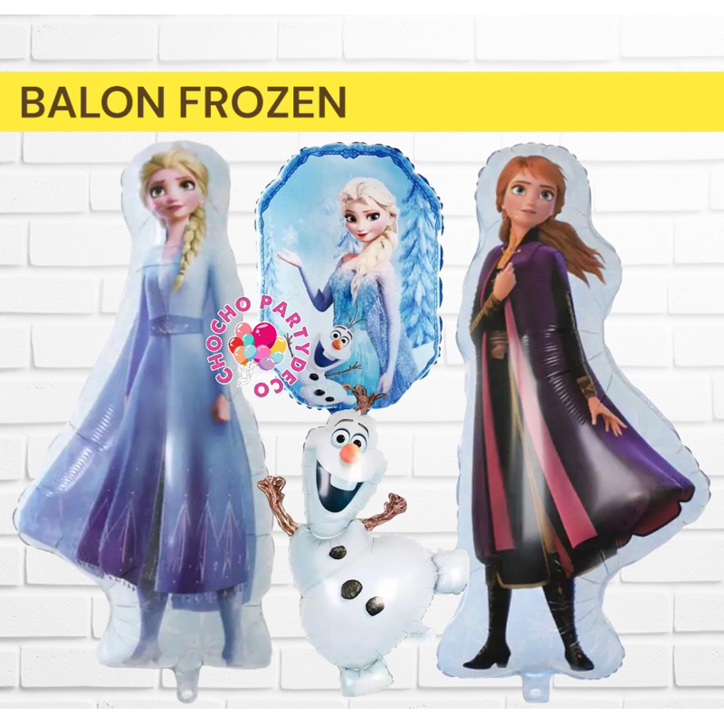Balon FROZEN ELSA ANNA / Balon Foil Elsa Anna Olaf Frozen Princess