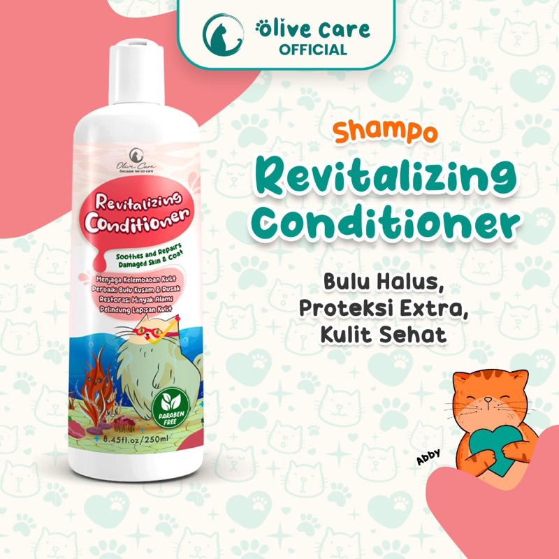 OLIVE CARE SHAMPO KUCING REVITALIZING CONDITIONER