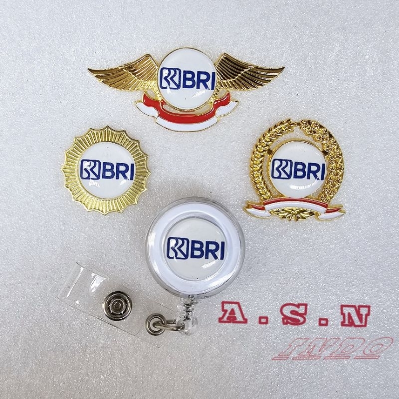 Pin Logo Bank BRI Yoyo Id Card BRI Lencana BRI