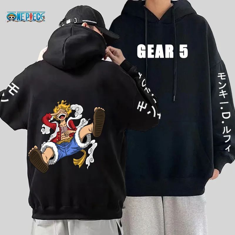 Hoodie Jumper Luffy Gear 5 One Piece Dewasa Hoodie Luffy Mugiwara One Piece Oversize Murah Dewasa Sw
