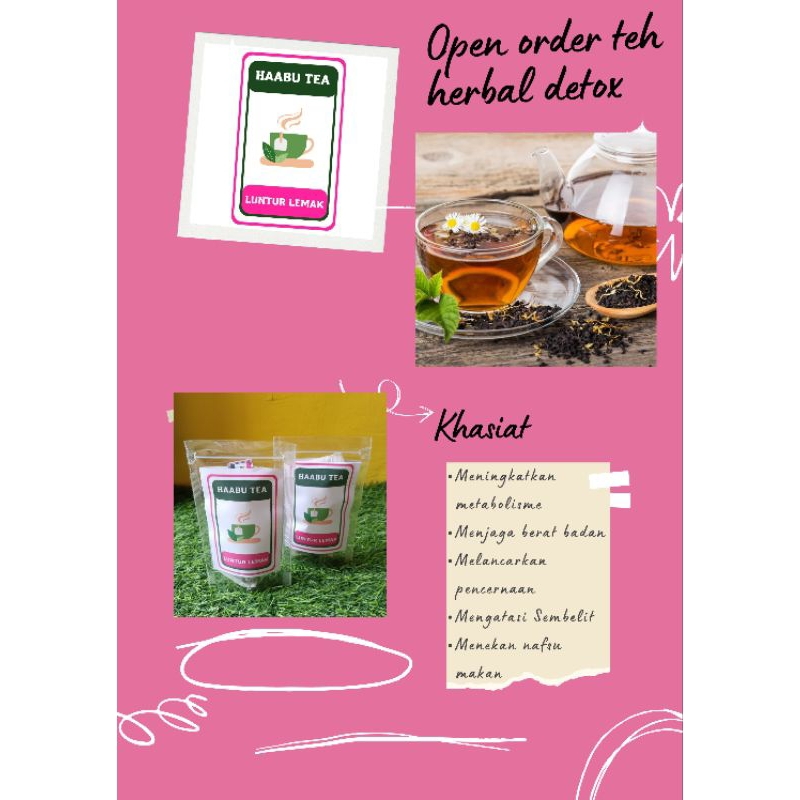 

Teh Herbal Luntur Lemak