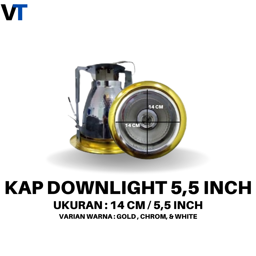 Kap Downlight 5,5 Inch / Downlight Frame / Kap Downlight / Fitting Lampu Downlight 402