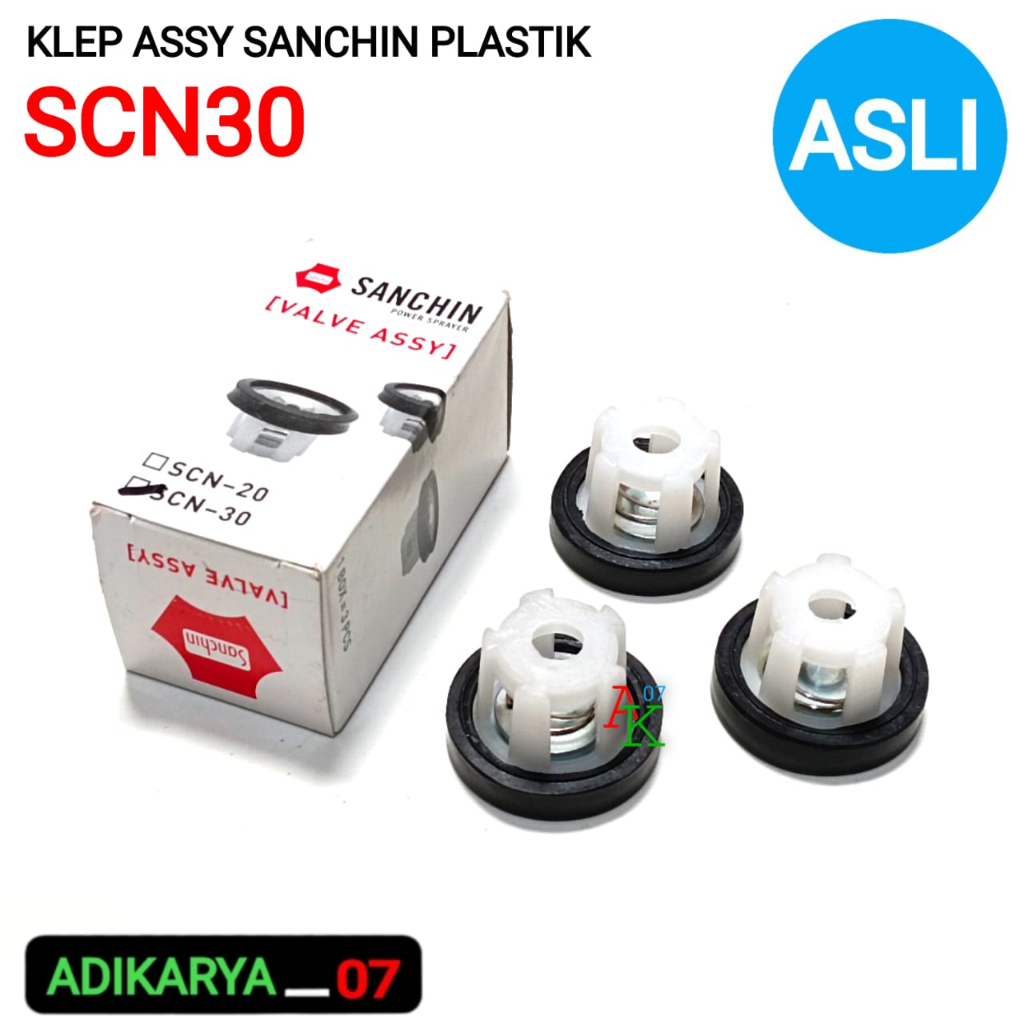 Valve klep power sprayer sanchin SCN 30 klep assy cuci steam SCN 30 asli MODEL PLASTIK