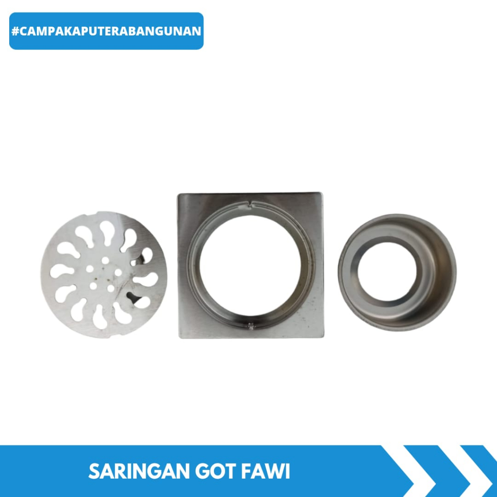 Saringan Kamar Mandi / Got / Saluran Air Stainless merek Fawi