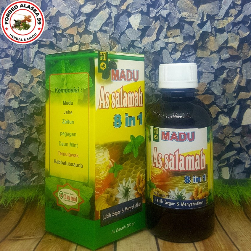 

MADU ASSALAMAH 8 in 1 netto 280 gr - as salamah Obat Batuk Pilek Demam Flu