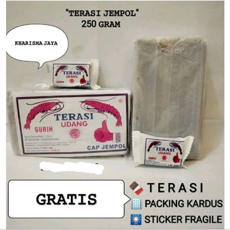 

Terasi Udang Cap Jempol 1 bal isi 50 pcs Khas Cirebon ENAK