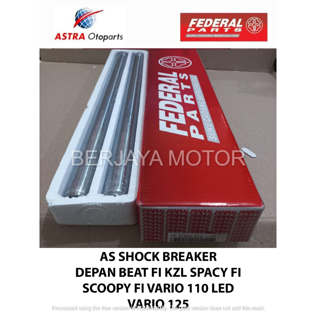 AS SHOCK BREAKER DEPAN BEAT FI KZL SCOOPY FI SPACY FI VARIO 125 FEDERAL PART