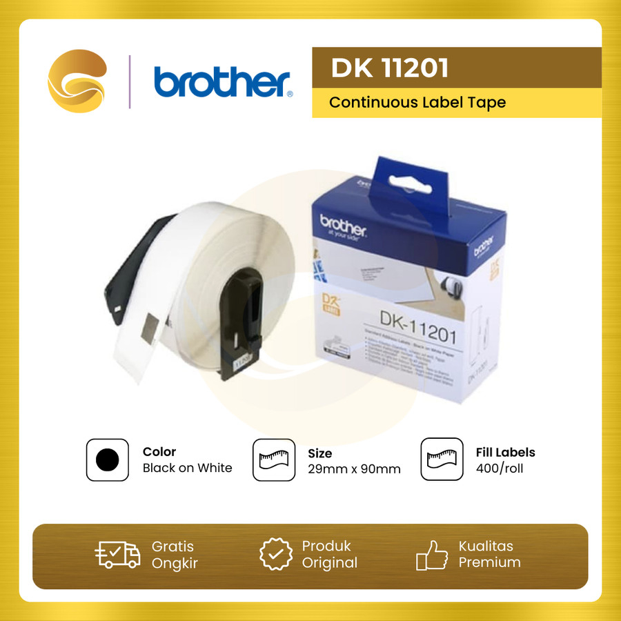 

BROTHER Label Tape DK 11201 Standard Address Label
