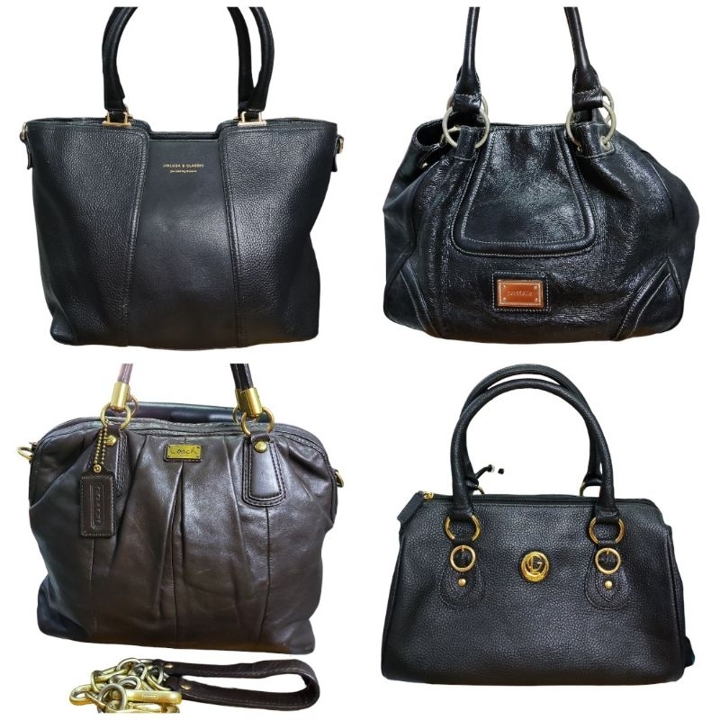 Tas Tenteng Hand bag Kulit Asli Preloved