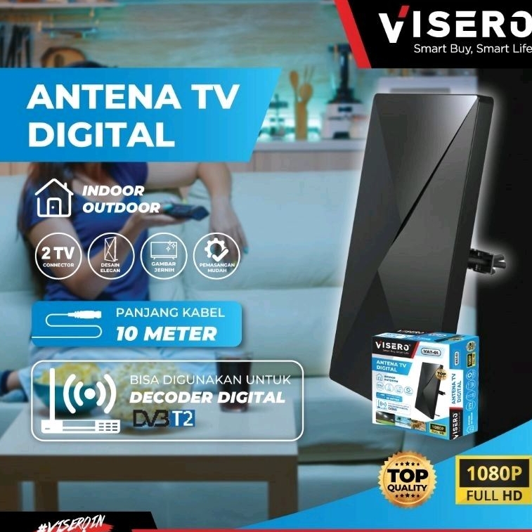 Antena TV Digital Visero VAT-01 (2 TV) / Antena Digital Visalux Diamond
