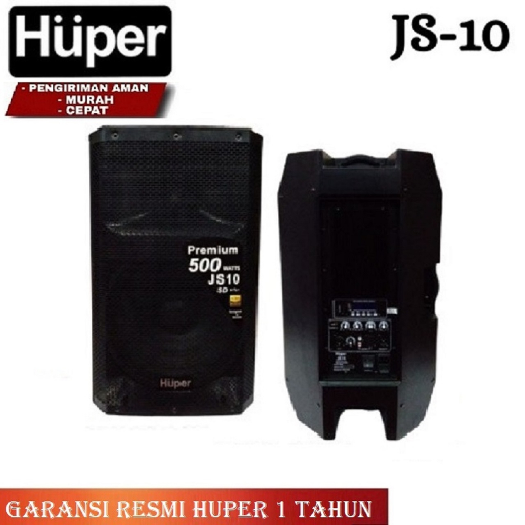 Speaker Aktif Huper Premium Js10 500watt Huper Js 10 ORIGINAL - huper js10 New