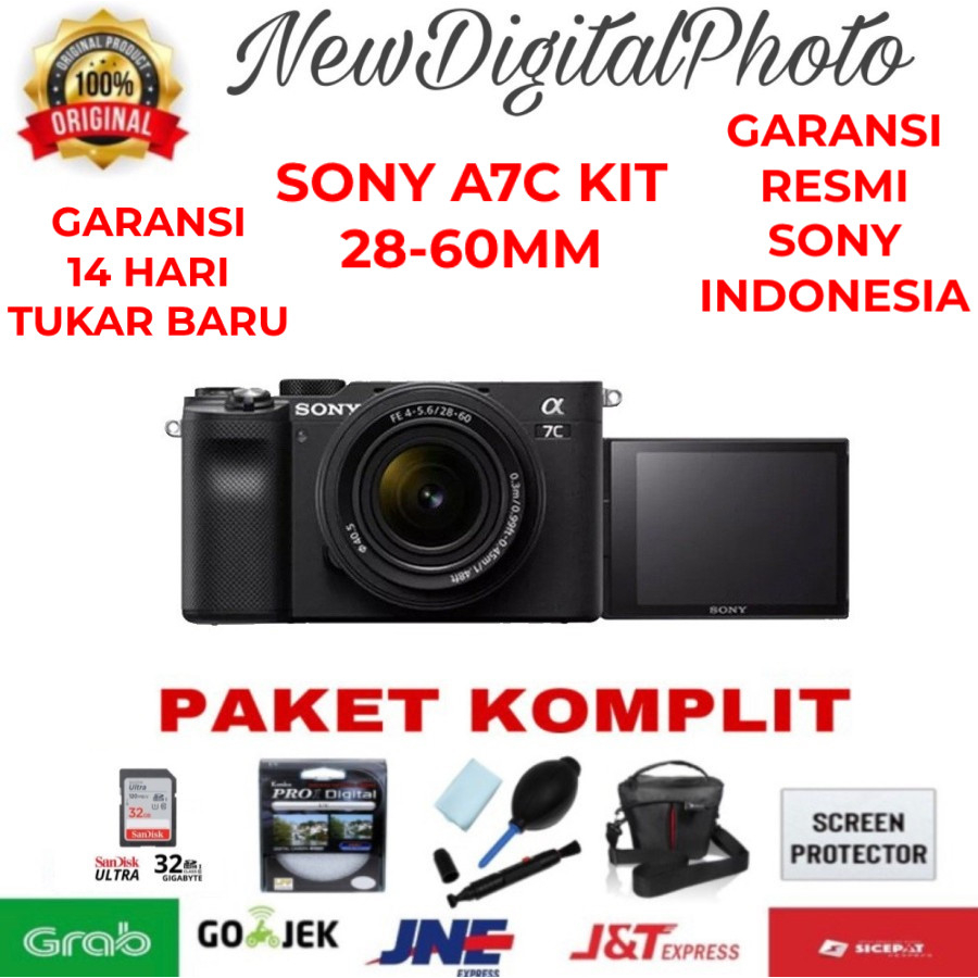 Sony Alpha A7C Sony A7C Sony A 7C Sony A7 C kit 28-60mm GARANSI RESMI